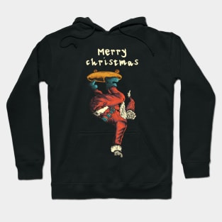 Santa claus skateboard Hoodie